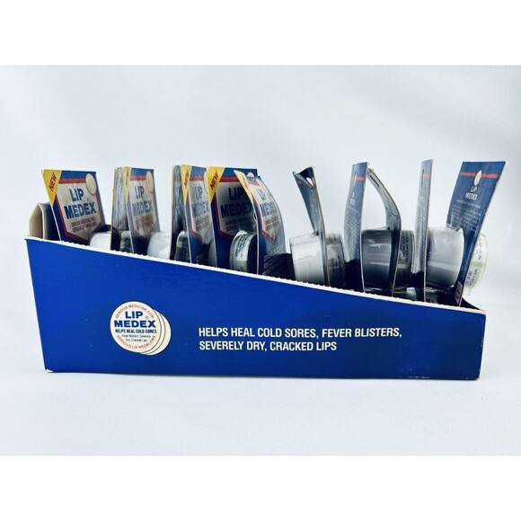 Lot Of 12 Vintage Blistex Lip Medex Rx Balm Tin - Medicated- 1986 - NOS - Picture 9 of 16